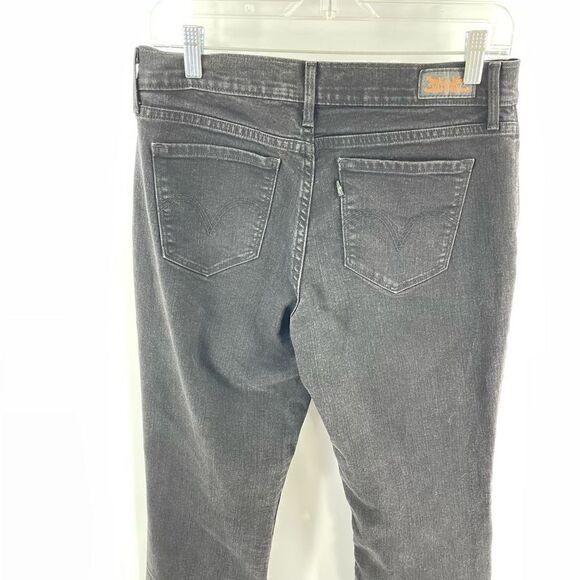 Levi’s 505 straight leg denim black jeans 8 - Picture 6 of 10